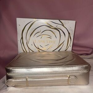 Lancôme Silver Cosmetic Bag and Box Set
